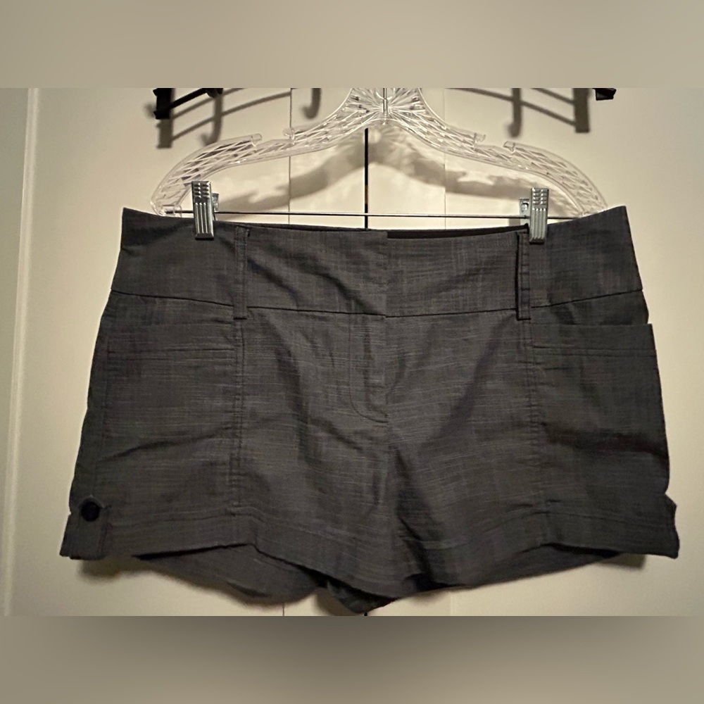 Guess Women's Charcoal High Waist Shorts
